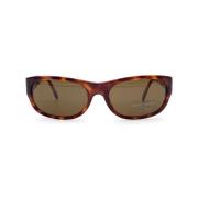 Armani Pre-owned Pre-owned Plast solglasgon Brown, Dam