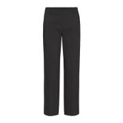 LauRie Wide Trousers Black, Dam