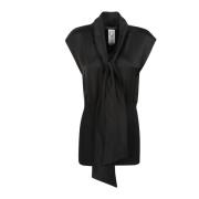 Fabiana Filippi Sleeveless Tops Black, Dam