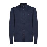 Tommy Hilfiger Klassisk Poplin Bomull Herrskjorta Blue, Herr