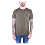 C.p. Company Logotyp Broderad Grön T-shirt Green, Herr