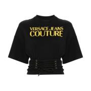 Versace Jeans Couture T-Shirts Black, Dam
