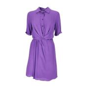 Patrizia Pepe Shirt Dresses Purple, Dam