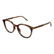 Saint Laurent Modeglasögon SL 681/F Svart Brown, Unisex