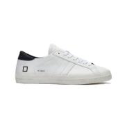 D.a.t.e. Vintage Calf White-Black Låga Sneakers White, Herr