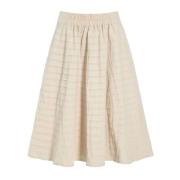 Bitte Kai Rand Midi Skirts Beige, Dam