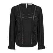 Co'Couture Blouses Black, Dam