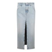 Darkpark Denim Skirts Blue, Dam