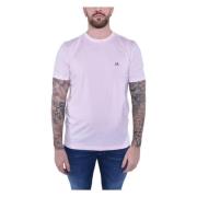 C.p. Company Himmlisk Rosa Logo T-shirt Ss24 Pink, Herr