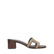 Tod's High Heel Sandals Brown, Dam