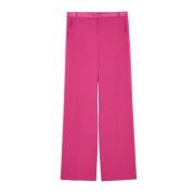 Patrizia Pepe Wide Trousers Pink, Dam
