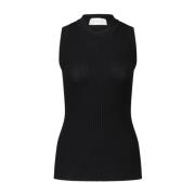 Sportmax Round-neck Knitwear Black, Dam