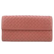 Bottega Veneta Vintage Pre-owned Laeder plnbcker Pink, Dam