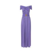 Elisabetta Franchi Dresses Purple, Dam