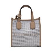 Hispanitas Beige Mesh Shopper Väska Beige, Dam