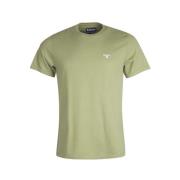 Barbour T-Shirts Green, Herr