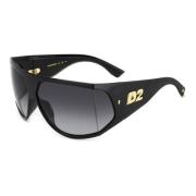 Dsquared2 Solglasögon D2 0124/S Svart/Guld Black, Unisex