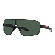 Prada Matte Black/Dark Green Solglasögon PS 54Ys Black, Herr