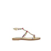 Steve Madden Flat Sandals Multicolor, Dam