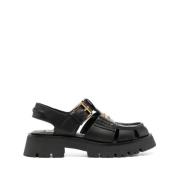 Alexander Wang Flat Sandals Black, Dam