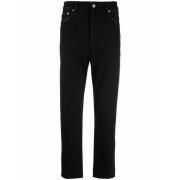 Golden Goose Happy One Straight Leg Jeans Black, Herr