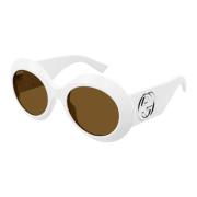 Gucci Vita solglasögon, stiliga och mångsidiga White, Dam