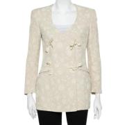 Armani Pre-owned Pre-owned Tyg ytterklder Beige, Dam