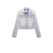 Courrèges Denim Blus med Fickor Blue, Dam