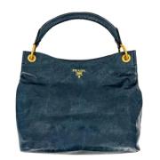 Prada Vintage Pre-owned Laeder prada-vskor Blue, Dam