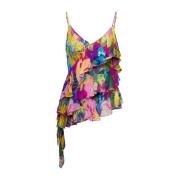 Msgm Sleeveless Tops Multicolor, Dam