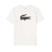 Lacoste Vit 3D Logot-shirt White, Herr