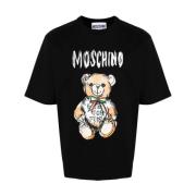 Moschino T-Shirts Black, Herr