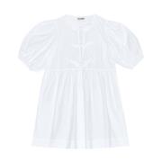 Ganni Short Dresses White, Dam