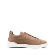 Ermenegildo Zegna Sneakers Brown, Herr