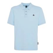 Moose Knuckles Polo Shirts Blue, Herr