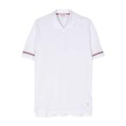 Thom Browne Polo Shirts White, Herr