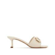 Salvatore Ferragamo High Heel Sandals Beige, Dam