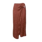 Simona Corsellini Maxi Skirts Brown, Dam