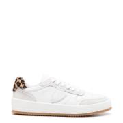 Philippe Model Leopard Print Sneaker Urban Chic White, Dam