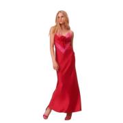 Loveshackfancy Maxi Dresses Red, Dam