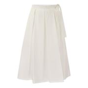 Max Mara Weekend Midi Skirts White, Dam