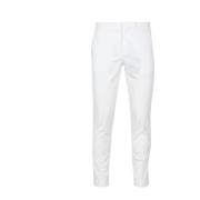 Fay Slim-fit Trousers White, Herr