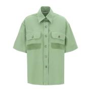 Stella McCartney Blouses Shirts Green, Dam