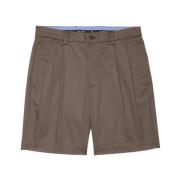 Brooks Brothers Stretch Short med Pressveck Gray, Herr