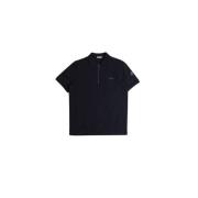 Moncler Polo Shirts Blue, Herr