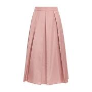 Maliparmi Midi Skirts Pink, Dam