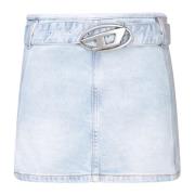 Diesel Denim Skirts Blue, Dam