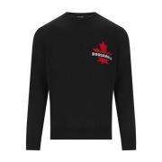 Dsquared2 Sweatshirts Black, Herr