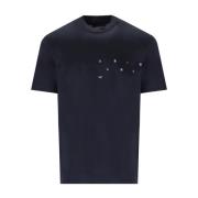 Emporio Armani T-Shirts Blue, Herr