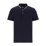 Emporio Armani Polo Shirts Blue, Herr